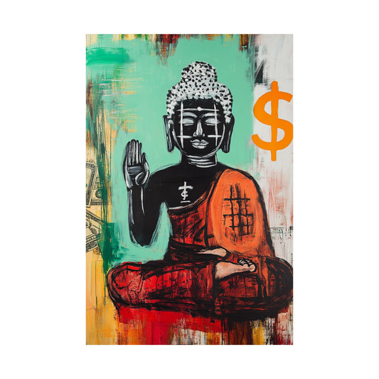 Meditate on Money Series Green Print