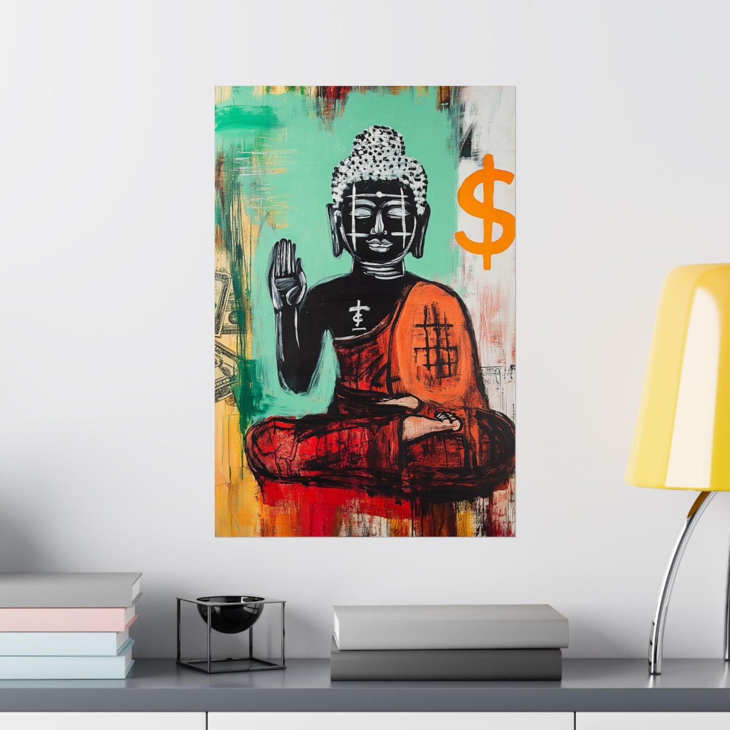 Meditate on Money Series Green Print