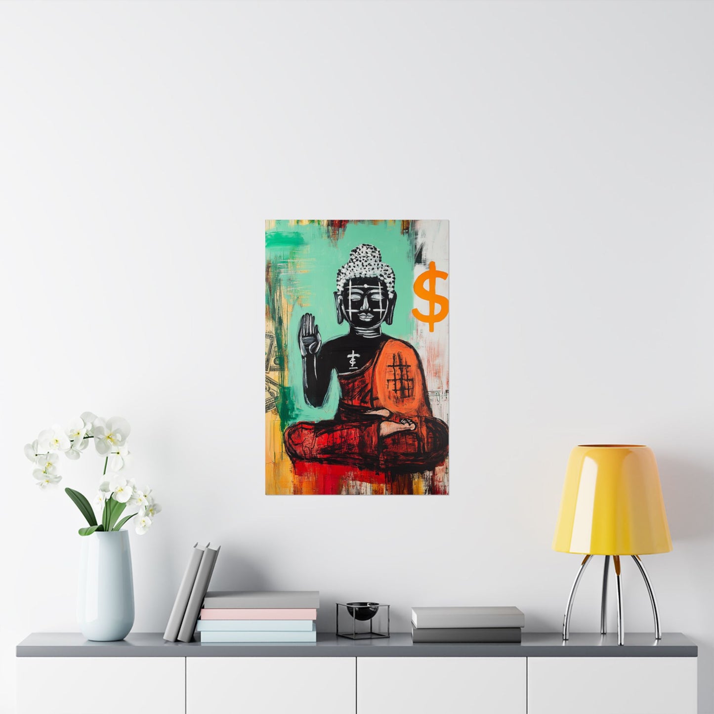 Meditate on Money Series Green Print