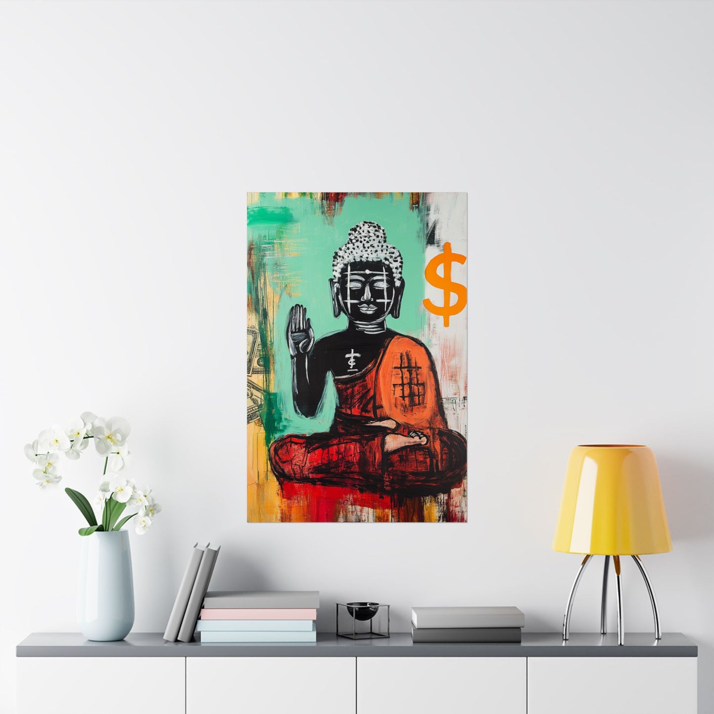 Meditate on Money Series Green Print