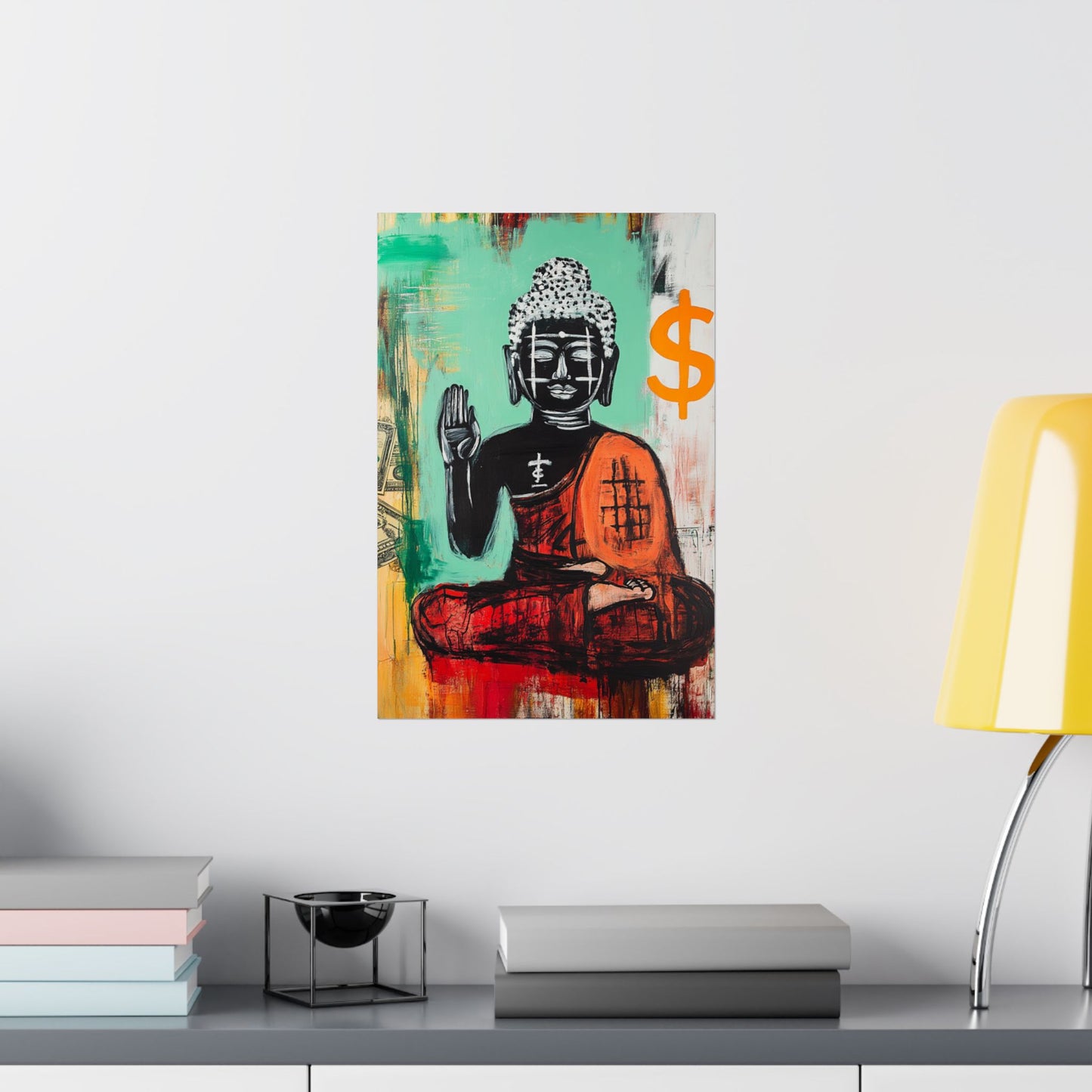 Meditate on Money Series Green Print